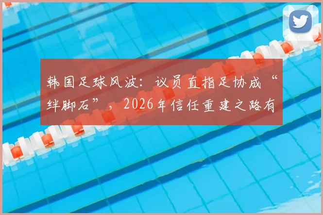 韩国足球风波：议员直指足协成“绊脚石”，2026年信任重建之路有多远？
